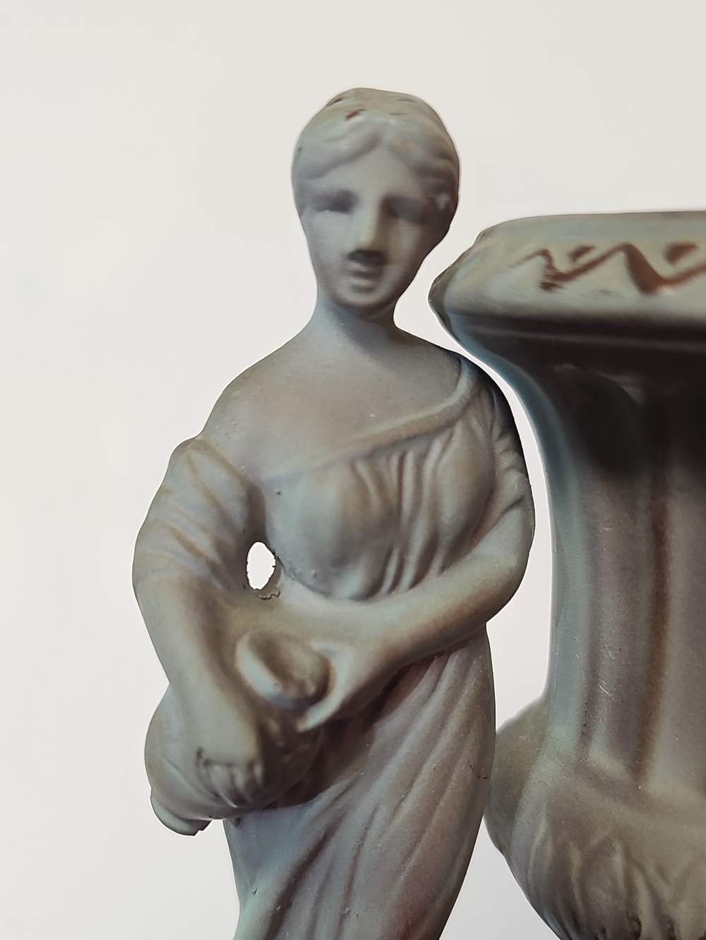 Vintage Inarco Neoclassical Grecian Lady Woman with Urn Planter - Picture 8 of 16